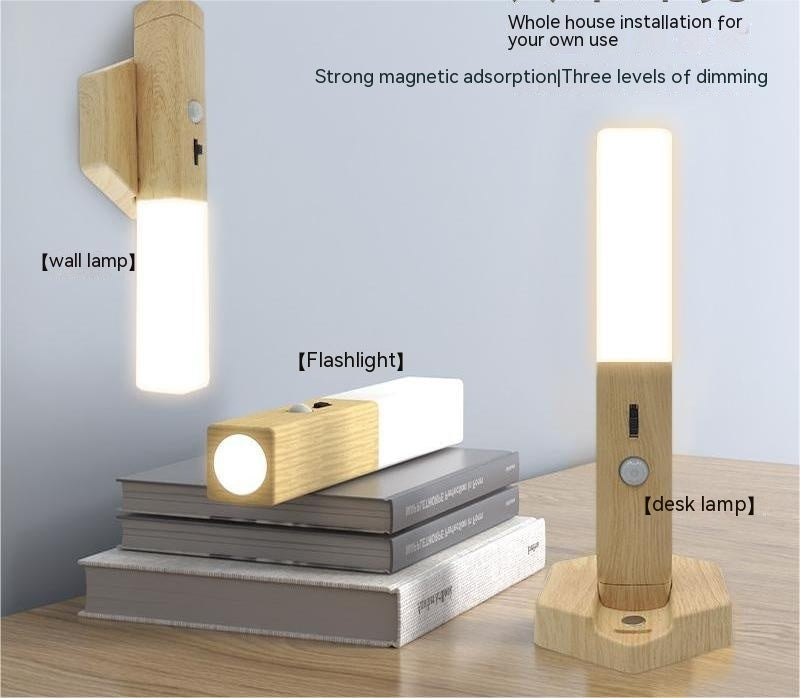 Wooden Small Night Lamp